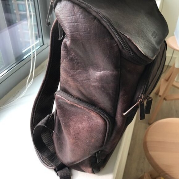 Real leather backpack Kenneth Cole - Picture 3 of 7